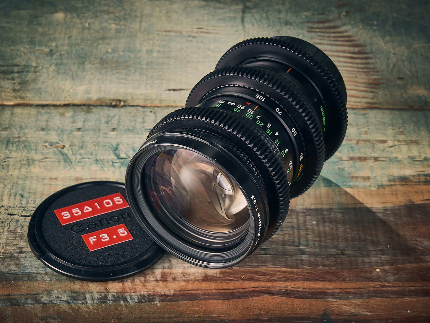 Canon nFD 35-105 Zoom F3.5 | Seamless Metal Follow Focus/Zoom/Iris 